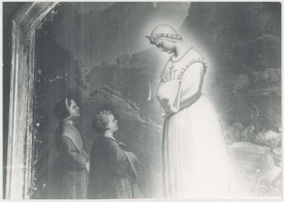 Tableau : Apparition de Notre-Dame de la Salette