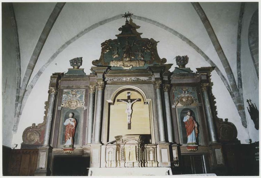 autel (maître-autel), tabernacle et retable