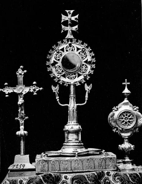 croix-reliquaire, reliquaire-monstrance, reliquaire, vue générale