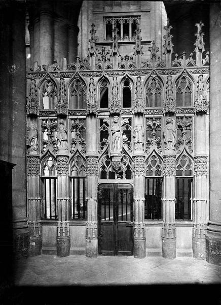 clôture de choeur, clôture de chapelle, vue générale