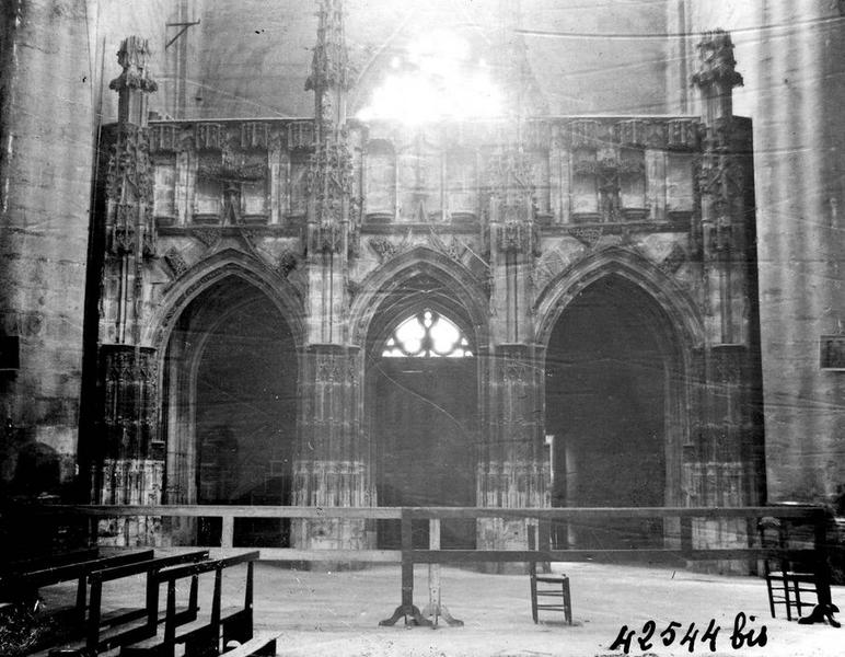 clôture de choeur, clôture de chapelle, vue générale