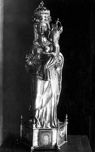 statuette : Vierge à l'Enfant, vue générale