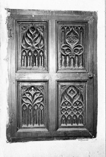 vantail de la porte de la sacristie, vue générale