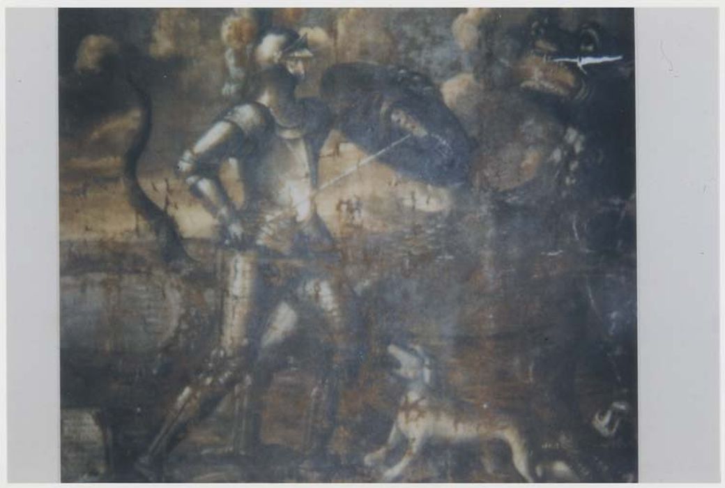 tableau : Le Chevalier Gozon tuant le monstre de Rhodes - © Ministère de la Culture (France), Médiathèque du patrimoine et de la photographie, diffusion GrandPalaisRmn Photo