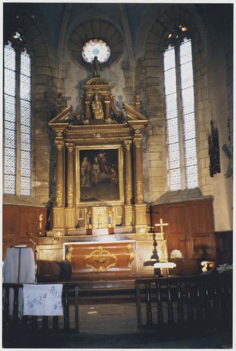 autel (maître-autel), retable et tableau : Saint Martin