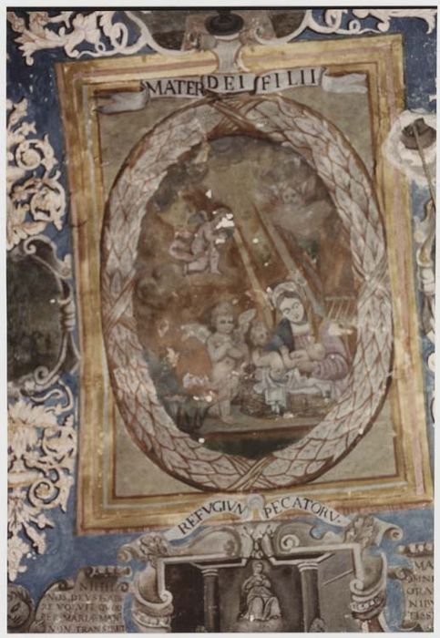 peinture monumentale : Litanies de la Vierge, Nativité