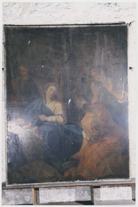 Deux tableaux et leurs cadres : Adoration des bergers et Adoration des mages