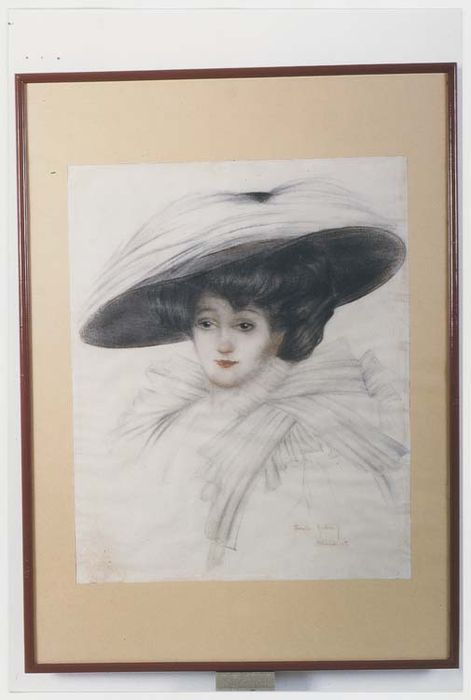 dessin : Portrait d'Emma Calvé - © Ministère de la Culture (France), Médiathèque du patrimoine et de la photographie, diffusion GrandPalaisRmn Photo