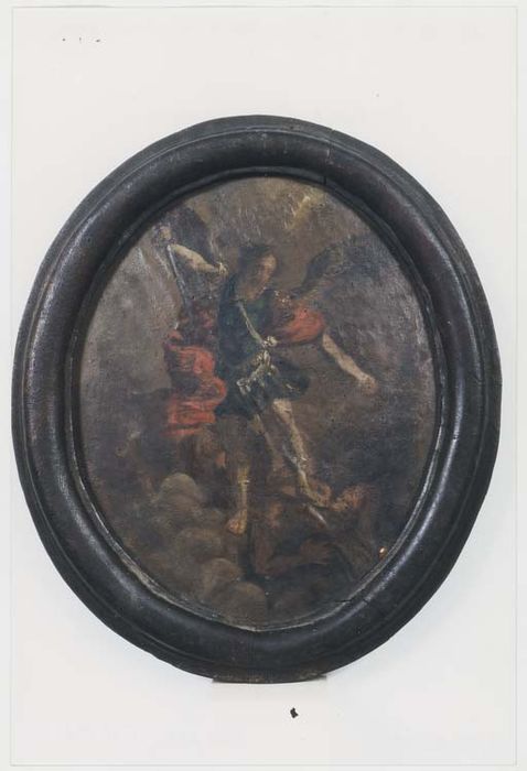 tableau : Saint Michel terrassant le dragon - © Ministère de la Culture (France), Médiathèque du patrimoine et de la photographie, diffusion GrandPalaisRmn Photo