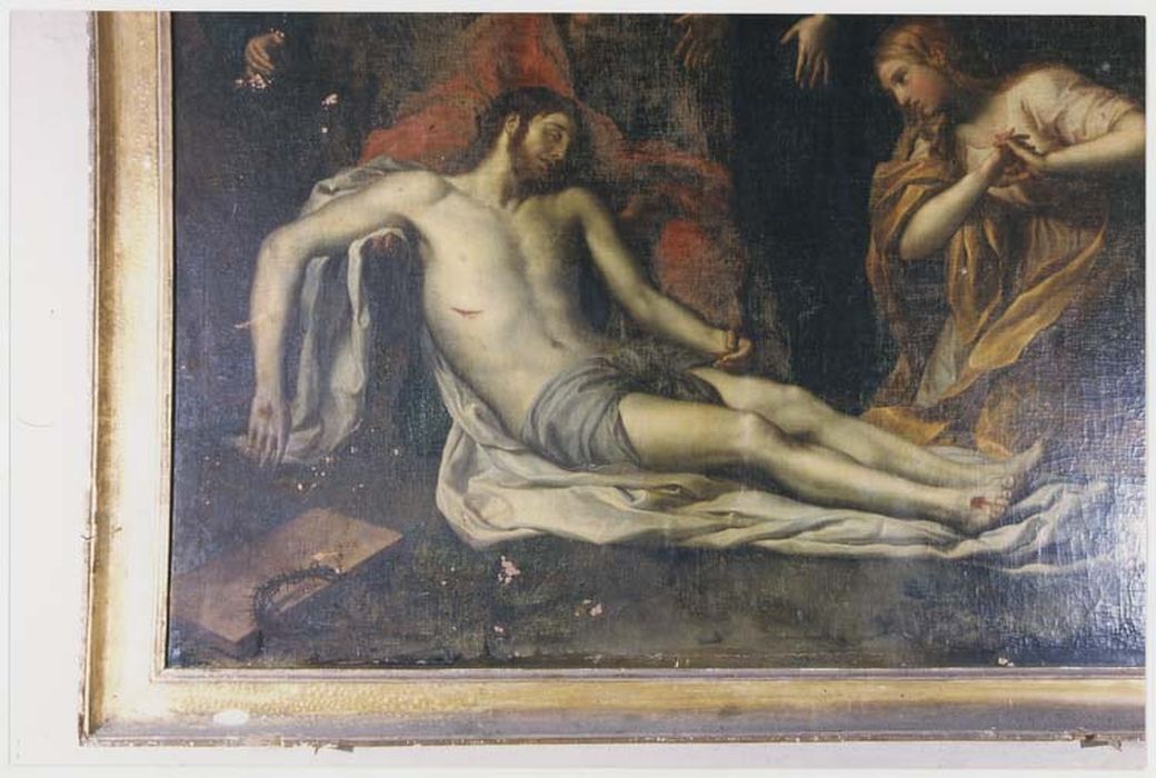 tableau : la Déploration du Christ mort, détail - © Ministère de la Culture (France), Médiathèque du patrimoine et de la photographie, diffusion GrandPalaisRmn Photo