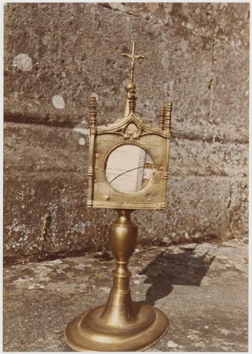 Reliquaire-monstrance, face avant