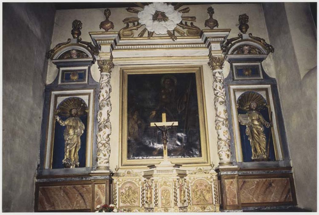 tabernacle, retable, tableau : Saint Jacques, et deux statues : Apôtres - © Ministère de la Culture (France), Médiathèque du patrimoine et de la photographie, diffusion GrandPalaisRmn Photo