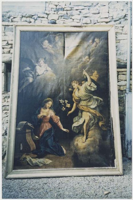 Quatre tableaux : Annonciation, Crucifixion, Donation du Rosaire, Martyre de saint Côme et saint Damien