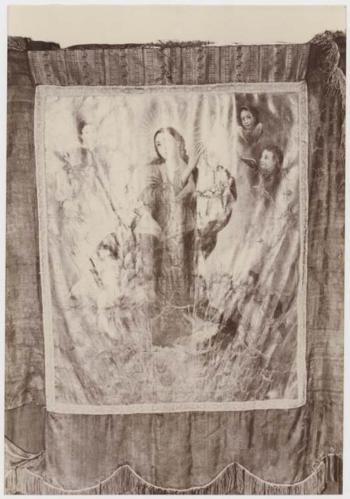 bannière de procession : Assomption de la Vierge