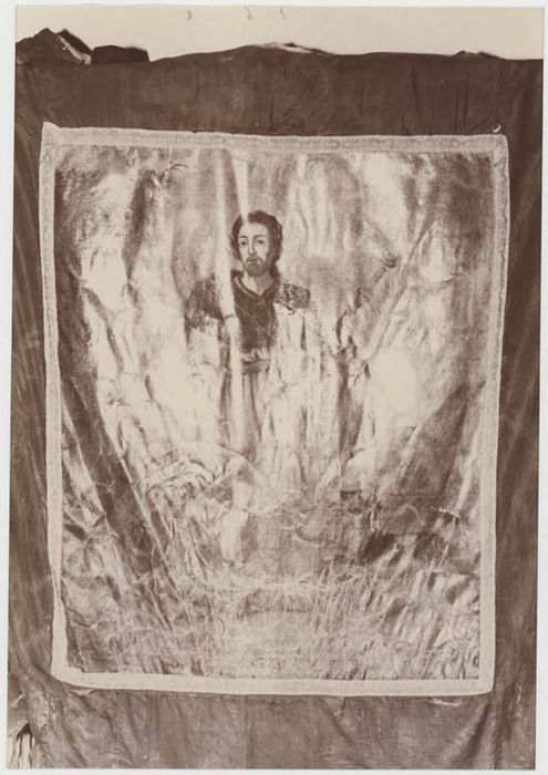 bannière de procession : Saint Roch