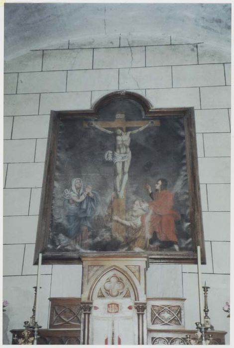 tableau et son cadre : Crucifixion