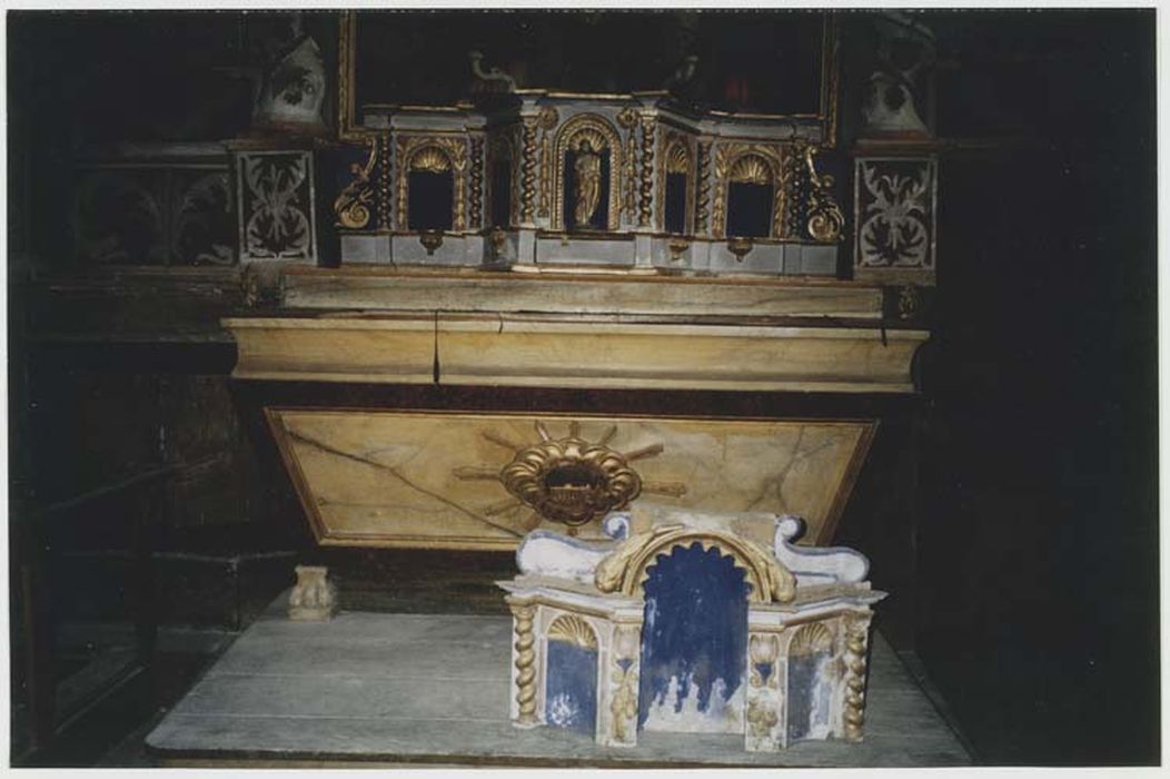 autel (maître-autel), tabernacle et exposition