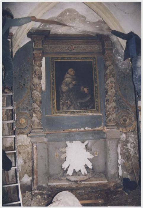 retable de la chapelle latérale nord, et tableau : Saint Bruno - © Ministère de la Culture (France), Médiathèque du patrimoine et de la photographie, diffusion GrandPalaisRmn Photo
