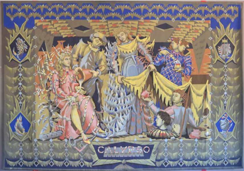 pièce murale (tapisserie) : Calypso