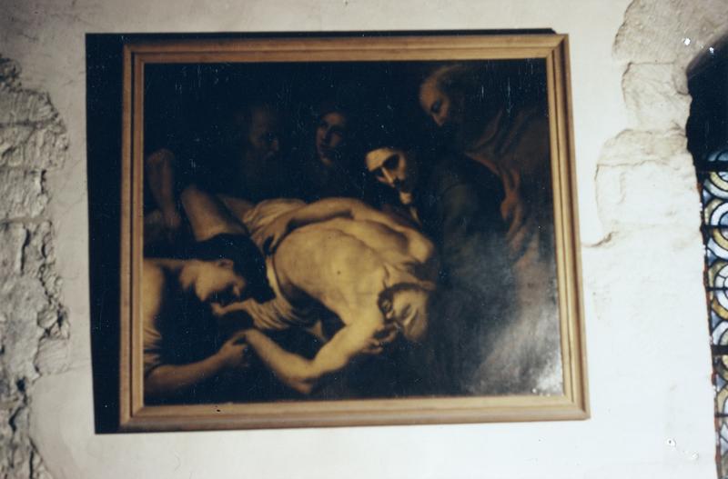 tableau : lamentation sur le Christ mort, vue générale