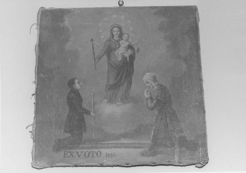 tableau : ex-voto 15, prière à la Vierge, vue générale