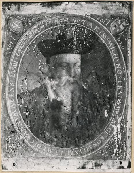 tableau : portrait de Michel de Notre-Dame dit Nostradamus, vue générale