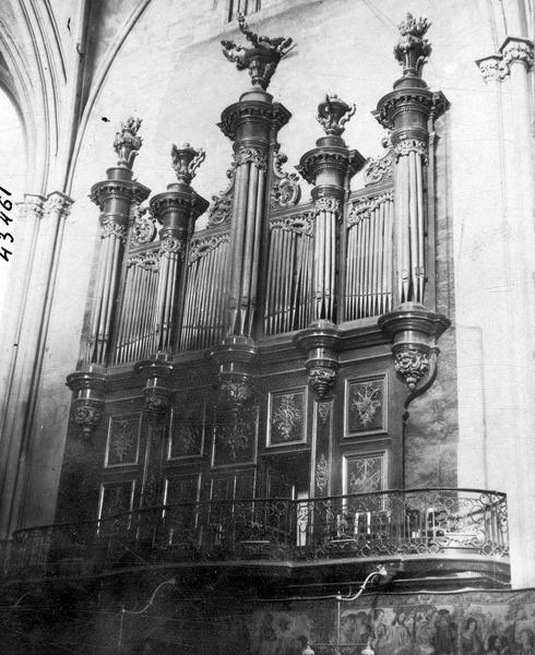 orgue de tribune : buffet d'orgue, vue générale