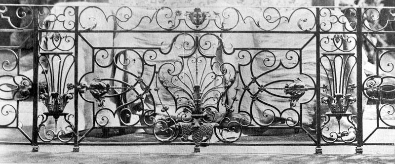 clôture liturgique (appui de communion), vue partielle - © Ministère de la Culture (France), Médiathèque du patrimoine et de la photographie (objets mobiliers), tous droits réservés