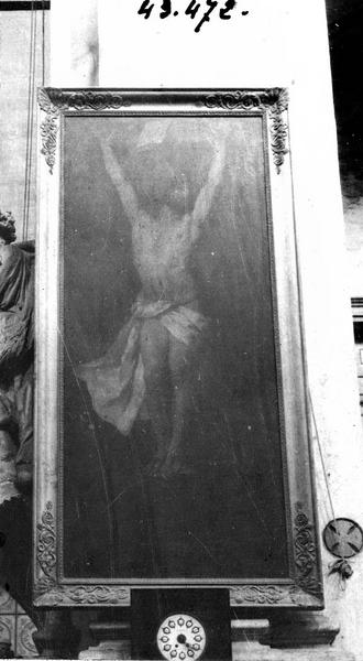 tableau : le Christ en croix, vue générale - © Ministère de la Culture (France), Médiathèque du patrimoine et de la photographie (objets mobiliers), tous droits réservés