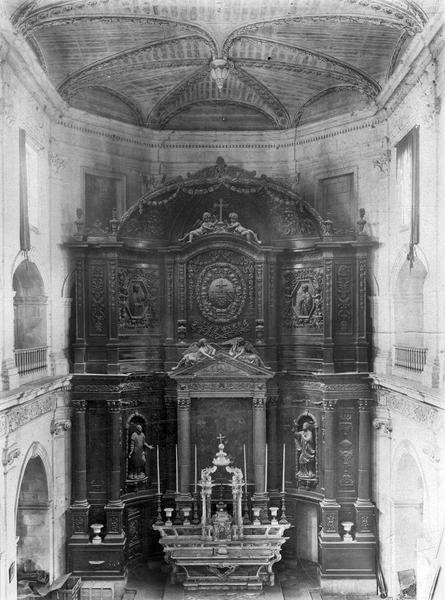 retable du maître-autel, vue générale - © Ministère de la Culture (France), Médiathèque du patrimoine et de la photographie (objets mobiliers), tous droits réservés