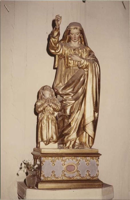 groupe sculpté : Sainte Anne et la sainte Vierge