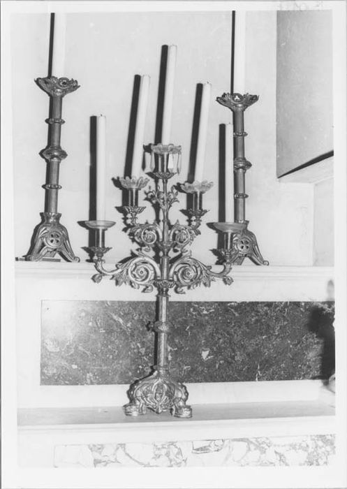 deux paires de chandeliers à cinq branches à bougies - © Ministère de la Culture (France), Médiathèque du patrimoine et de la photographie, Tous droits réservés