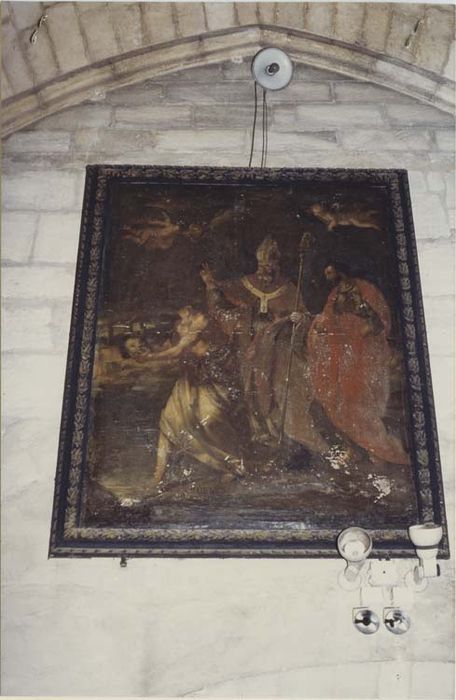 tableau : Saint Genès portant sa tête en présence d'un évêque - © Ministère de la Culture (France), Médiathèque du patrimoine et de la photographie, Tous droits réservés