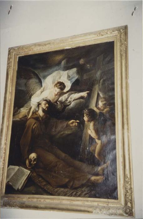 tableau et son cadre : Mort de saint François - © Ministère de la Culture (France), Médiathèque du patrimoine et de la photographie, Tous droits réservés