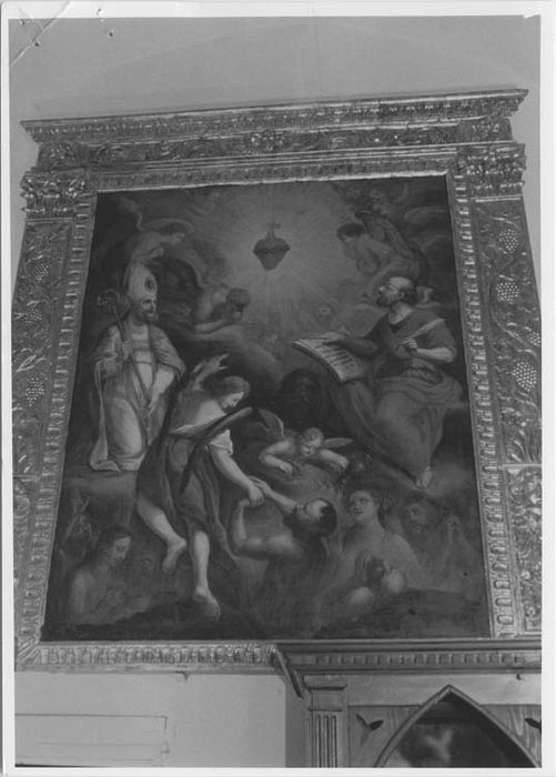 cadre du tableau Le Sacré-Coeur - © Ministère de la Culture (France), Médiathèque du patrimoine et de la photographie, Tous droits réservés
