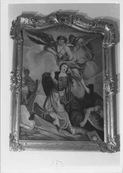 tableau et son cadre : Sainte Catherine d'Alexandrie - © Ministère de la Culture (France), Médiathèque du patrimoine et de la photographie, Tous droits réservés