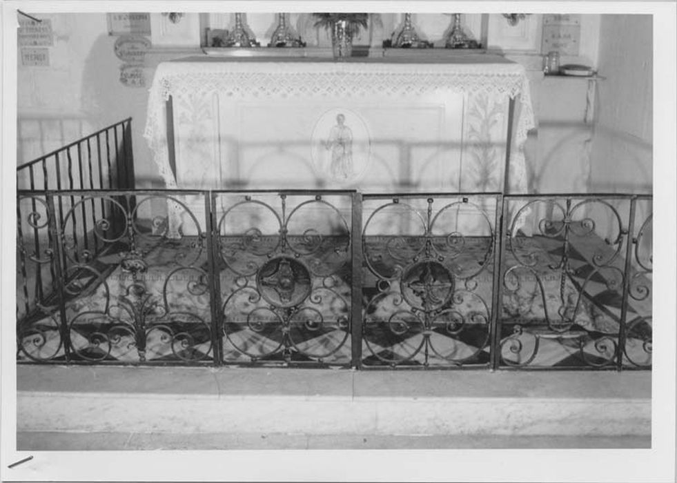 clôture de la chapelle Saint-Joseph (grille) - © Ministère de la Culture (France), Médiathèque du patrimoine et de la photographie, Tous droits réservés