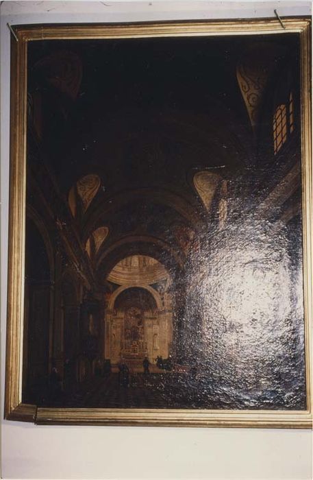 tableau : Intérieur de l'église de la Trinité - © Ministère de la Culture (France), Médiathèque du patrimoine et de la photographie, Tous droits réservés