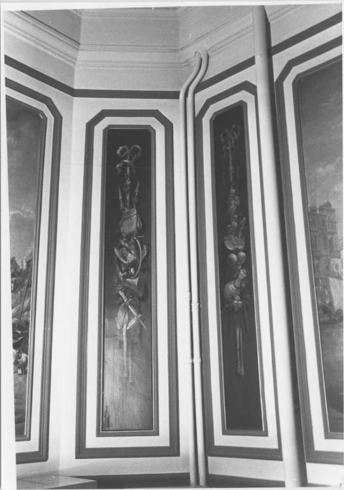 peinture monumentale : Attributs champêtres (décor intérieur du salon) - © Ministère de la Culture (France), Médiathèque du patrimoine et de la photographie, Tous droits réservés