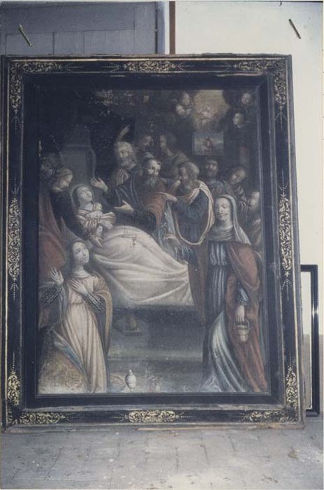 Tableau et son cadre : La Mort de la Vierge