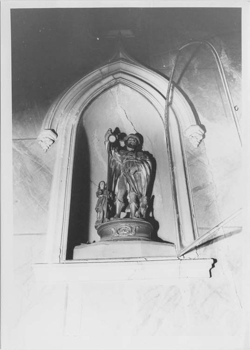 statue-reliquaire : Saint Roch