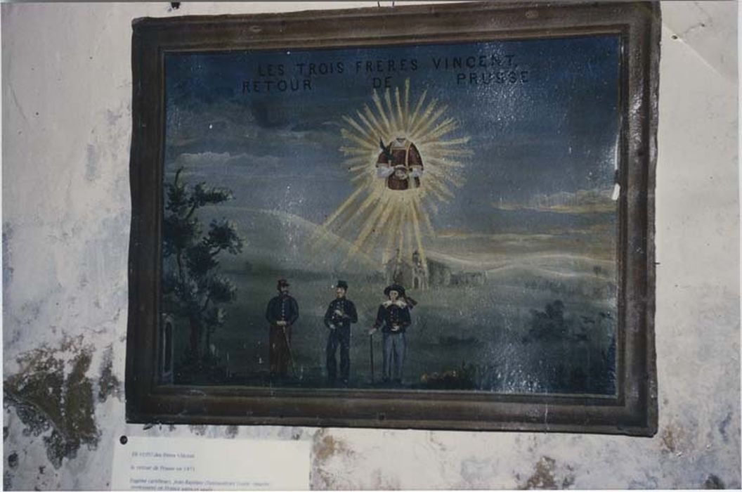 tableau : Ex-voto des trois frères Vincent