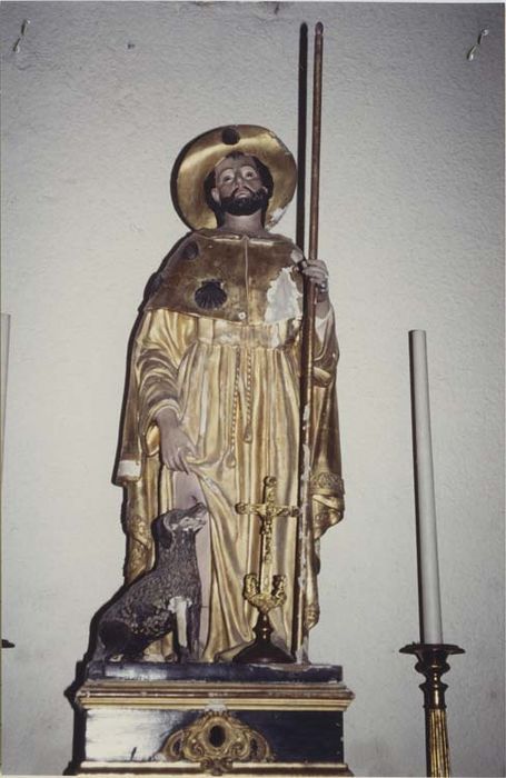 Statue-reliquaire : Saint Roch