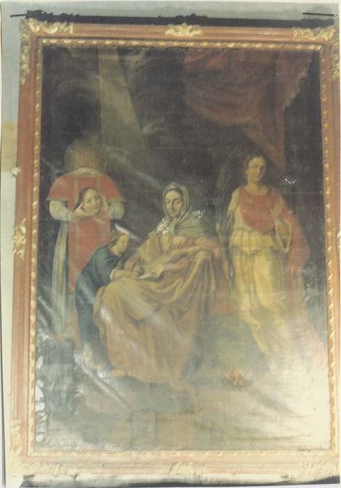 tableau : L'Education de la Vierge avec saint Mitre et sainte Marguerite - © Ministère de la Culture (France), Médiathèque du patrimoine et de la photographie, Tous droits réservés