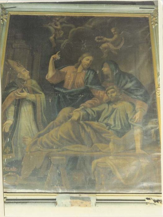 tableau : Mort de saint Joseph avec saint Clair - © Ministère de la Culture (France), Médiathèque du patrimoine et de la photographie, Tous droits réservés