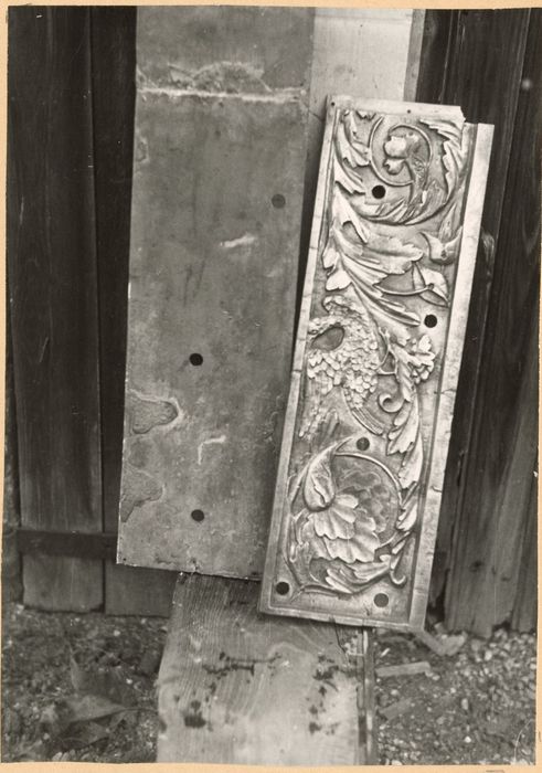 vantaux du portail ouest, détail des bronzes décoratifs