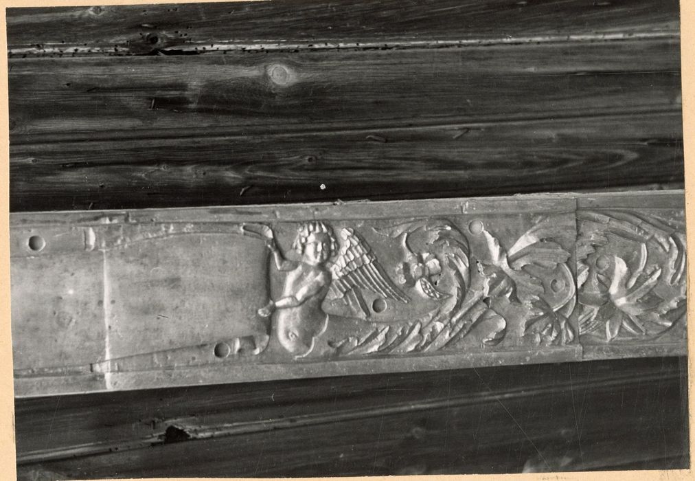 vantaux du portail ouest, détail des bronzes décoratifs