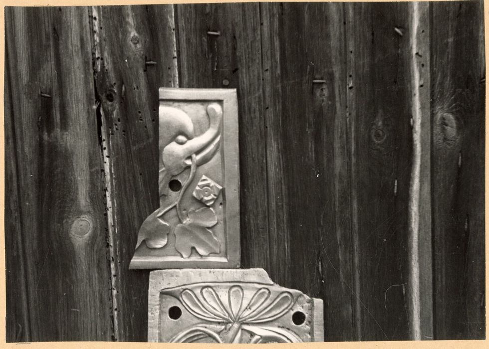 vantaux du portail ouest, détail des bronzes décoratifs