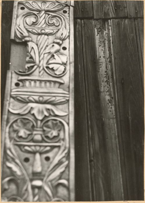 vantaux du portail ouest, détail des bronzes décoratifs