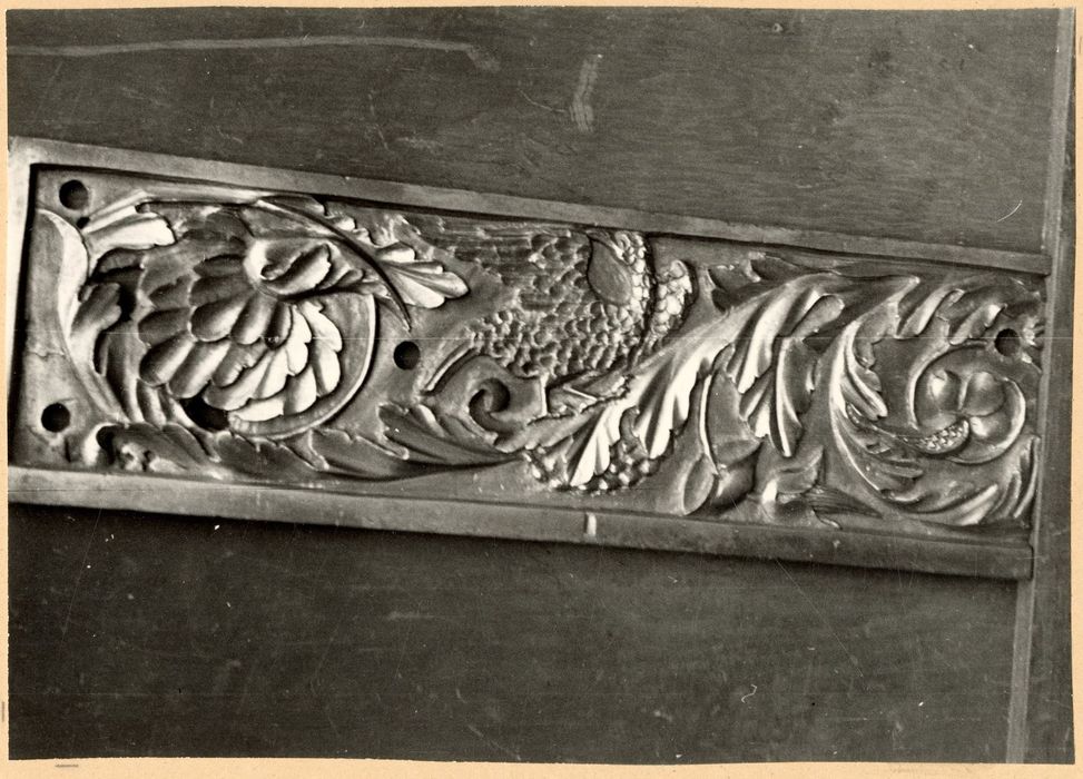 vantaux du portail ouest, détail des bronzes décoratifs
